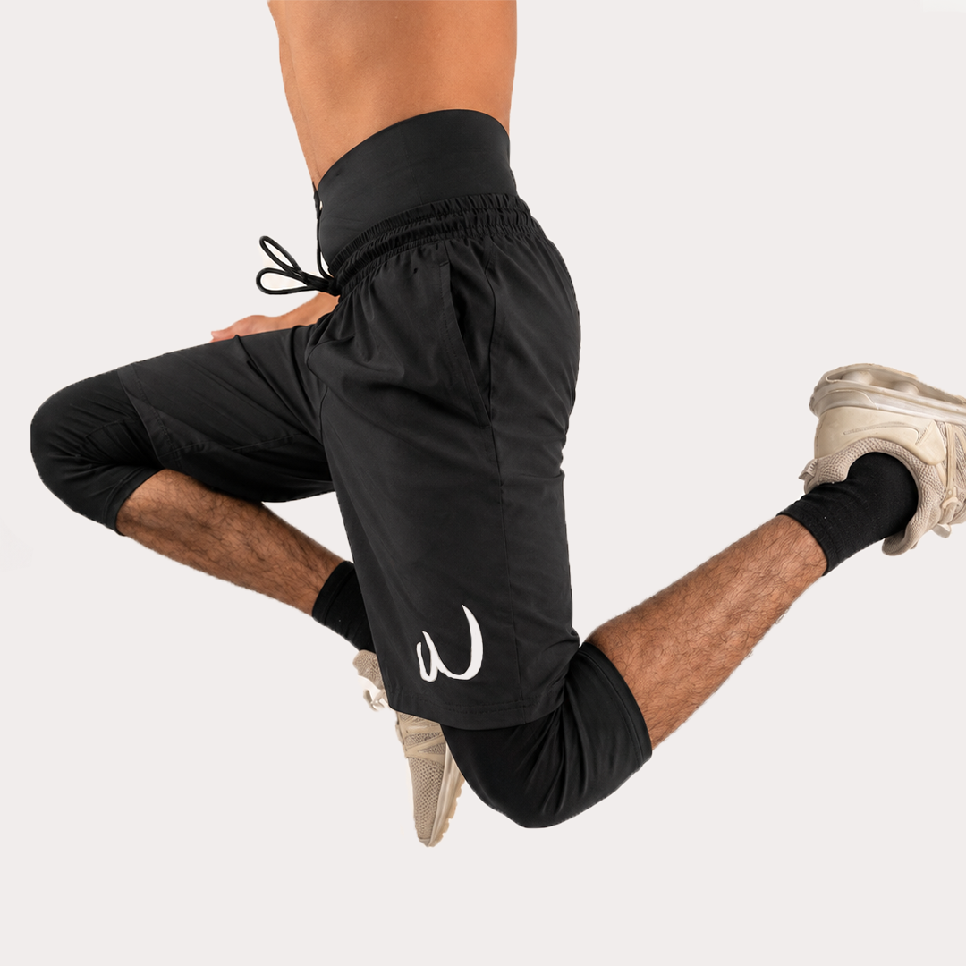 jump double layer awrah short